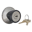 a key in knob cylinder with keys